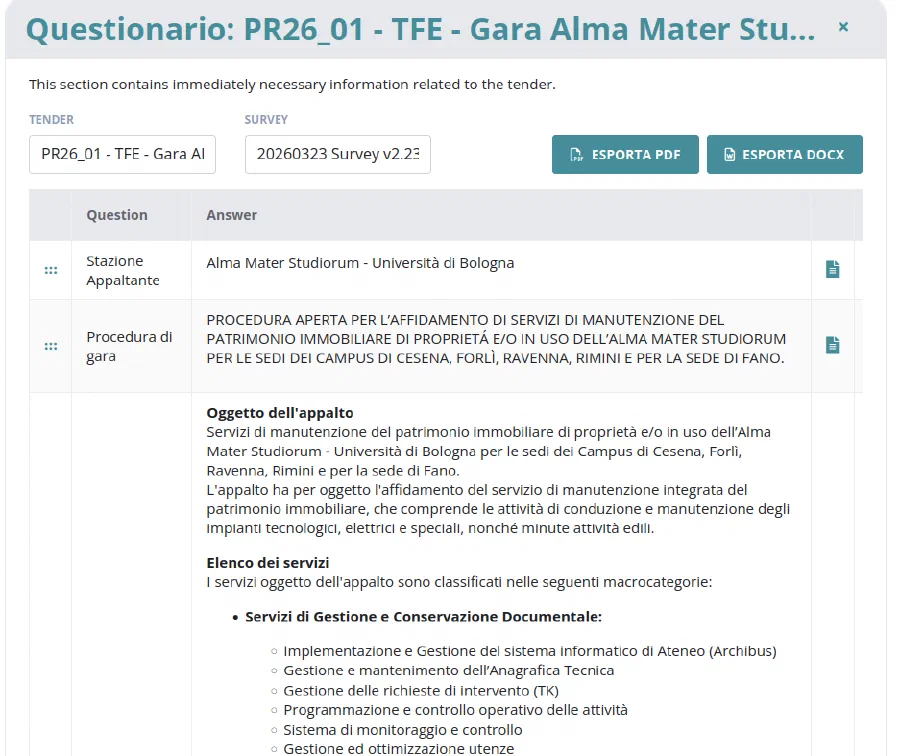 Tender Brain summary sheet on a real tender